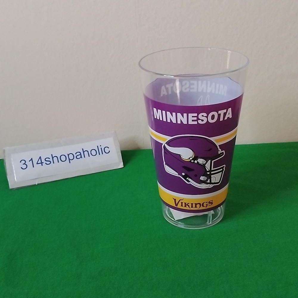Plastic Minnesota Vikings Tumbler